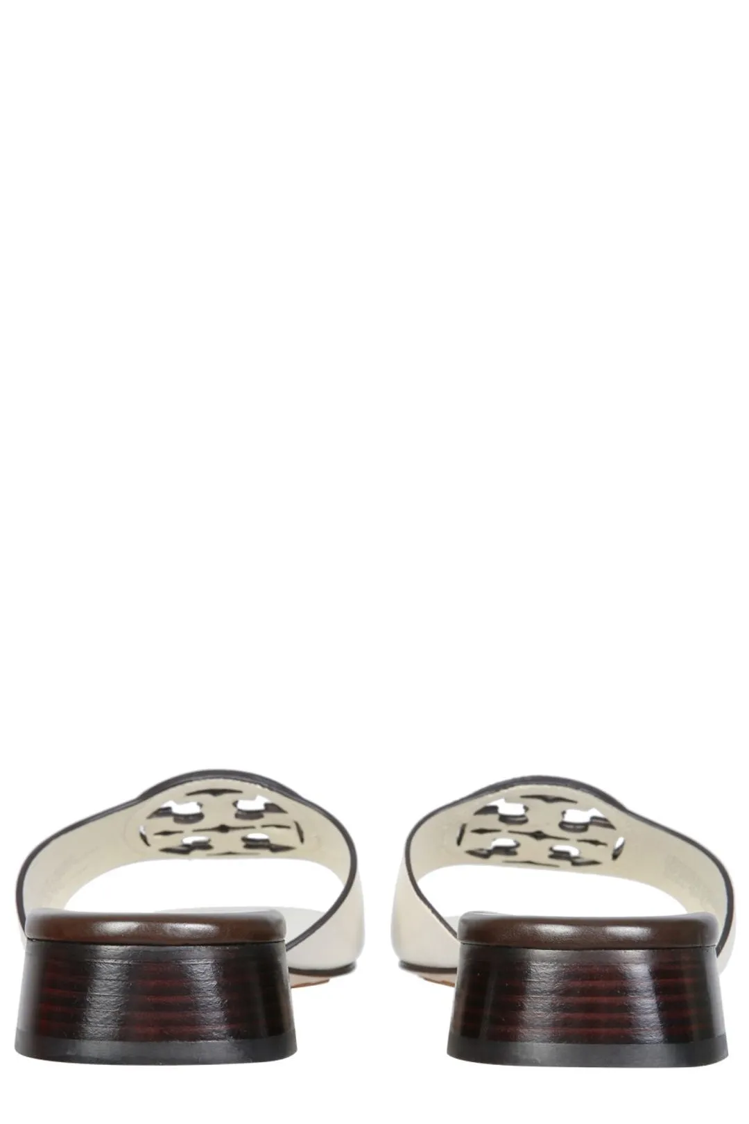 Tory Burch Logo Plaque Open Toe Sandals