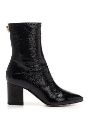 Valentino Block Heel Ankle Boots