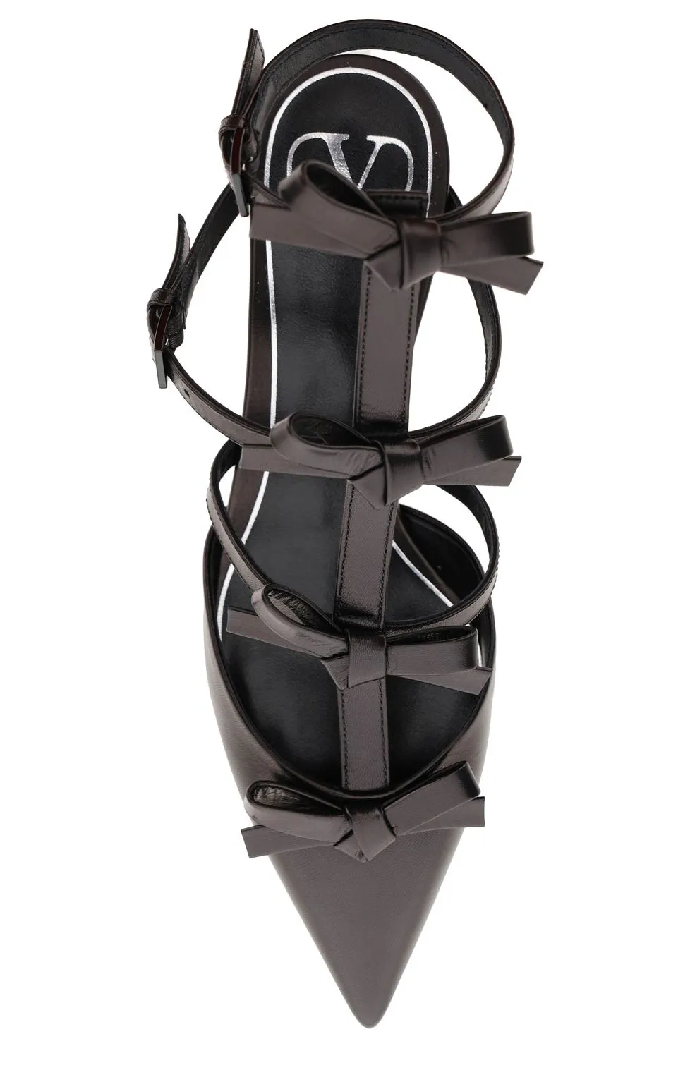 Valentino French Bows Ankle-Strap Pumps