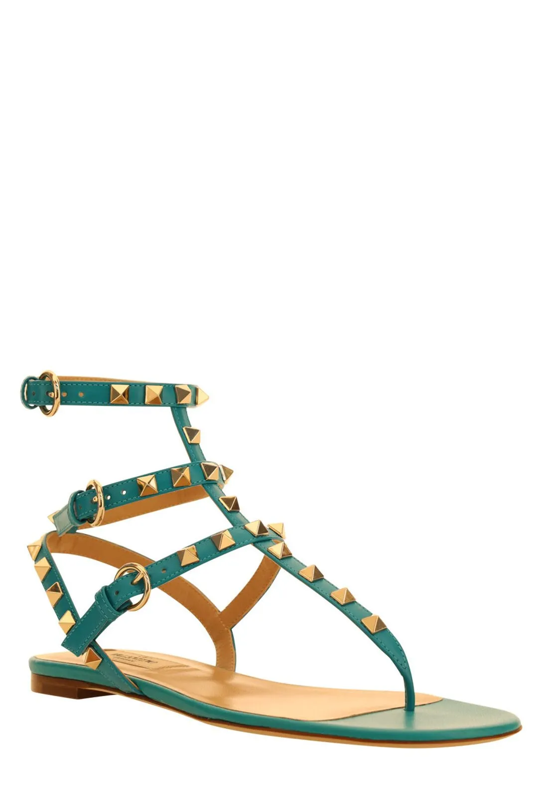 Valentino Garavani Rockstud Ankle Strap Sandals
