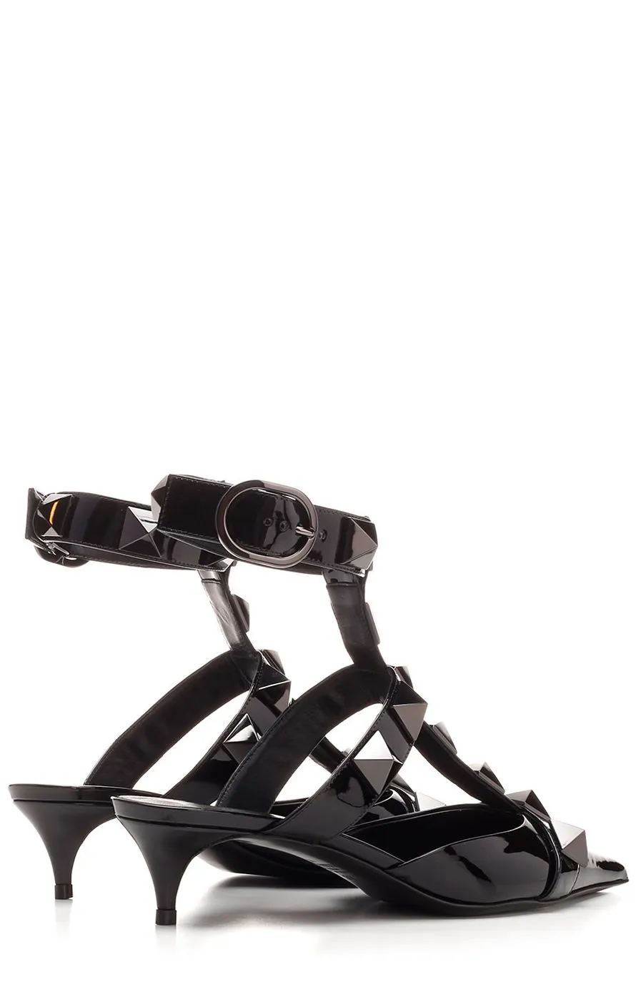 Valentino Garavani Rockstud Ankle Strapped Pumps
