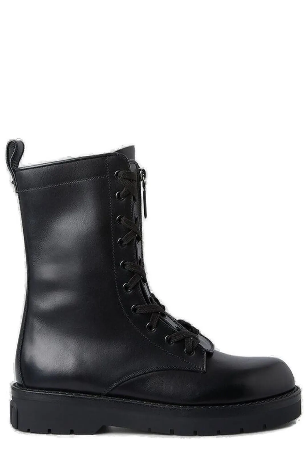 Valentino Garavani Rockstud Lace-Up Ankle Boots