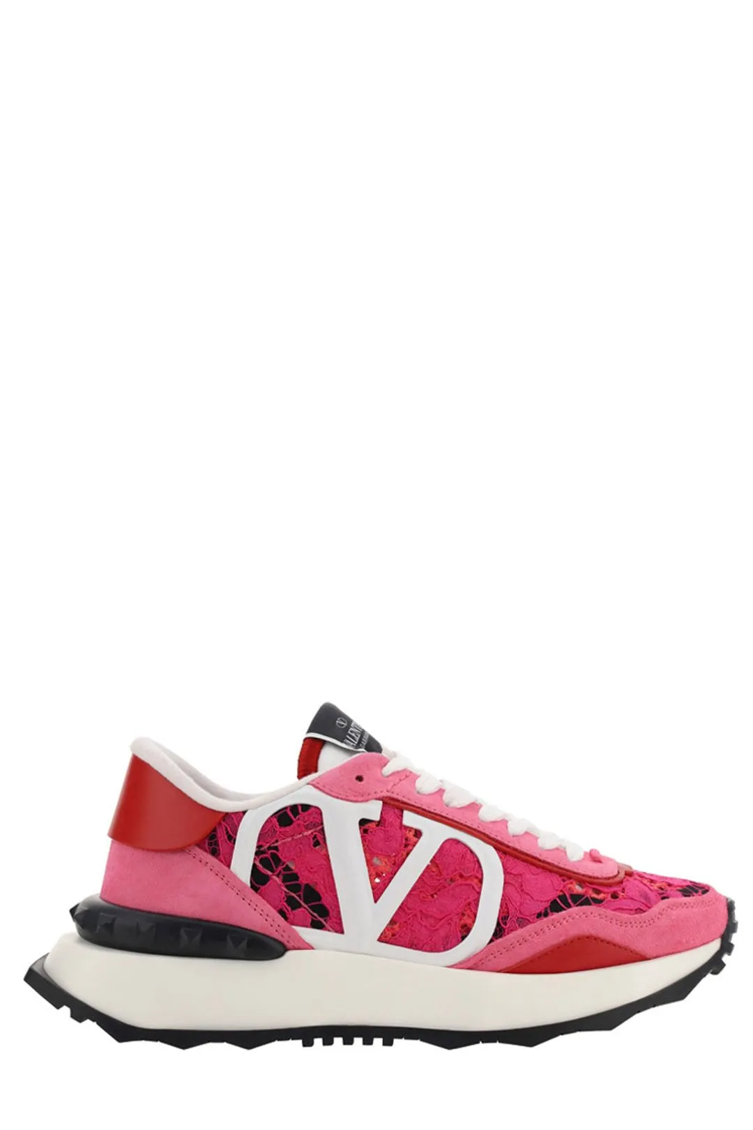 Valentino Garavani Rockstud Lace-Up Sneakers