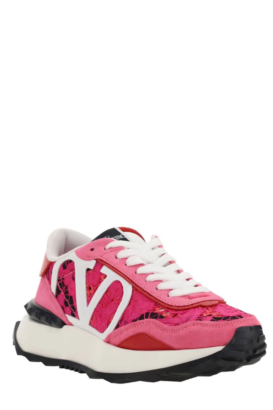 Valentino Garavani Rockstud Lace-Up Sneakers