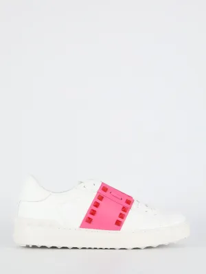 Valentino Garavani Rockstud Lace-Up Sneakers