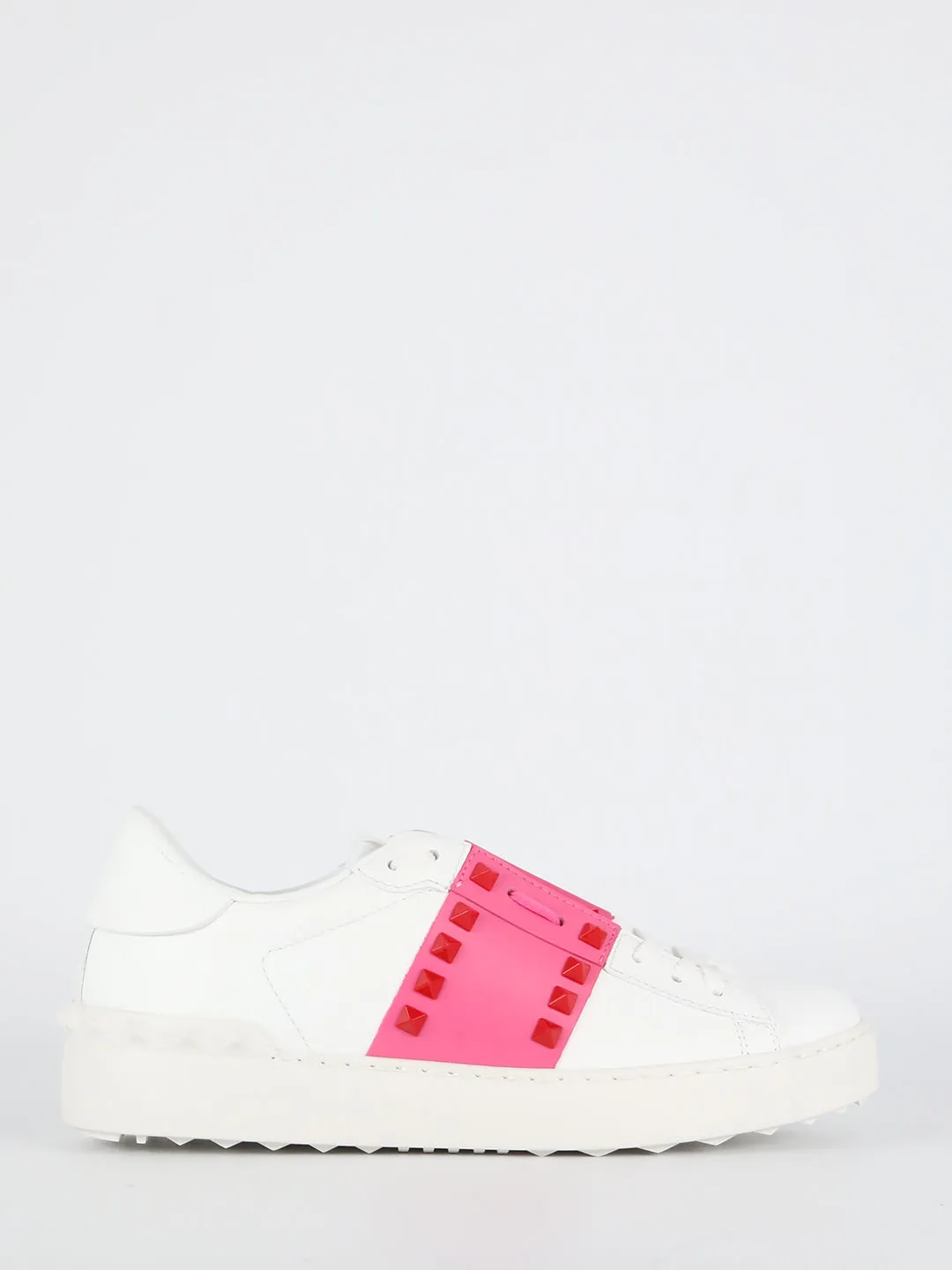 Valentino Garavani Rockstud Lace-Up Sneakers