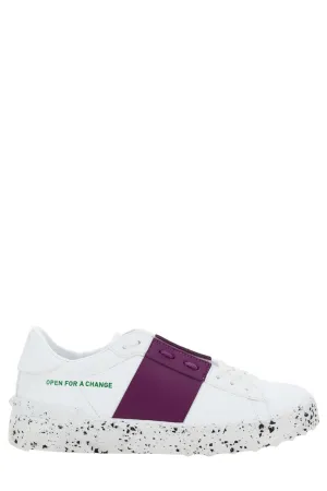 Valentino Garavani Rockstud Open For A Change Sneakers