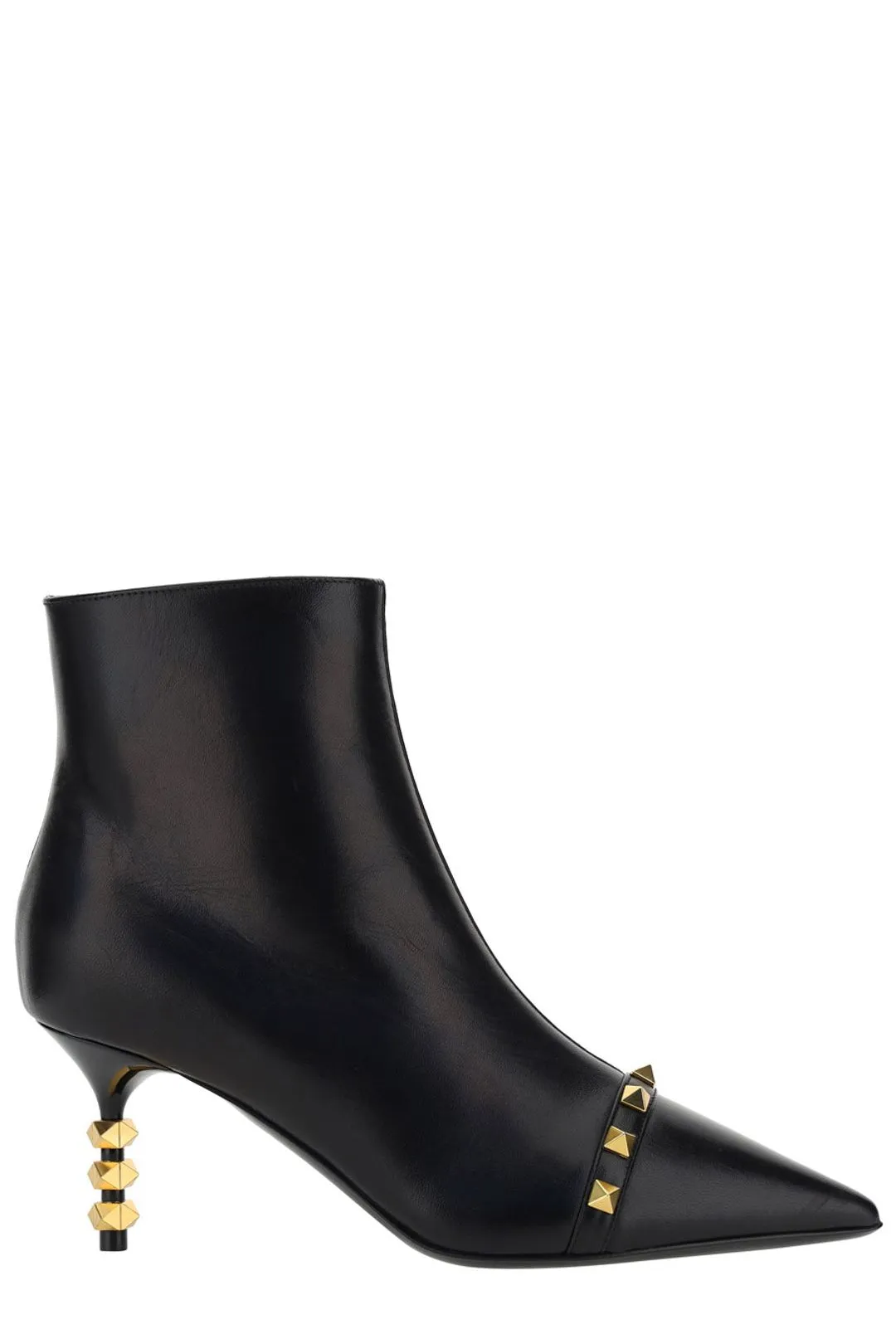 Valentino Garavani Rockstud Pointed-Toe Boots