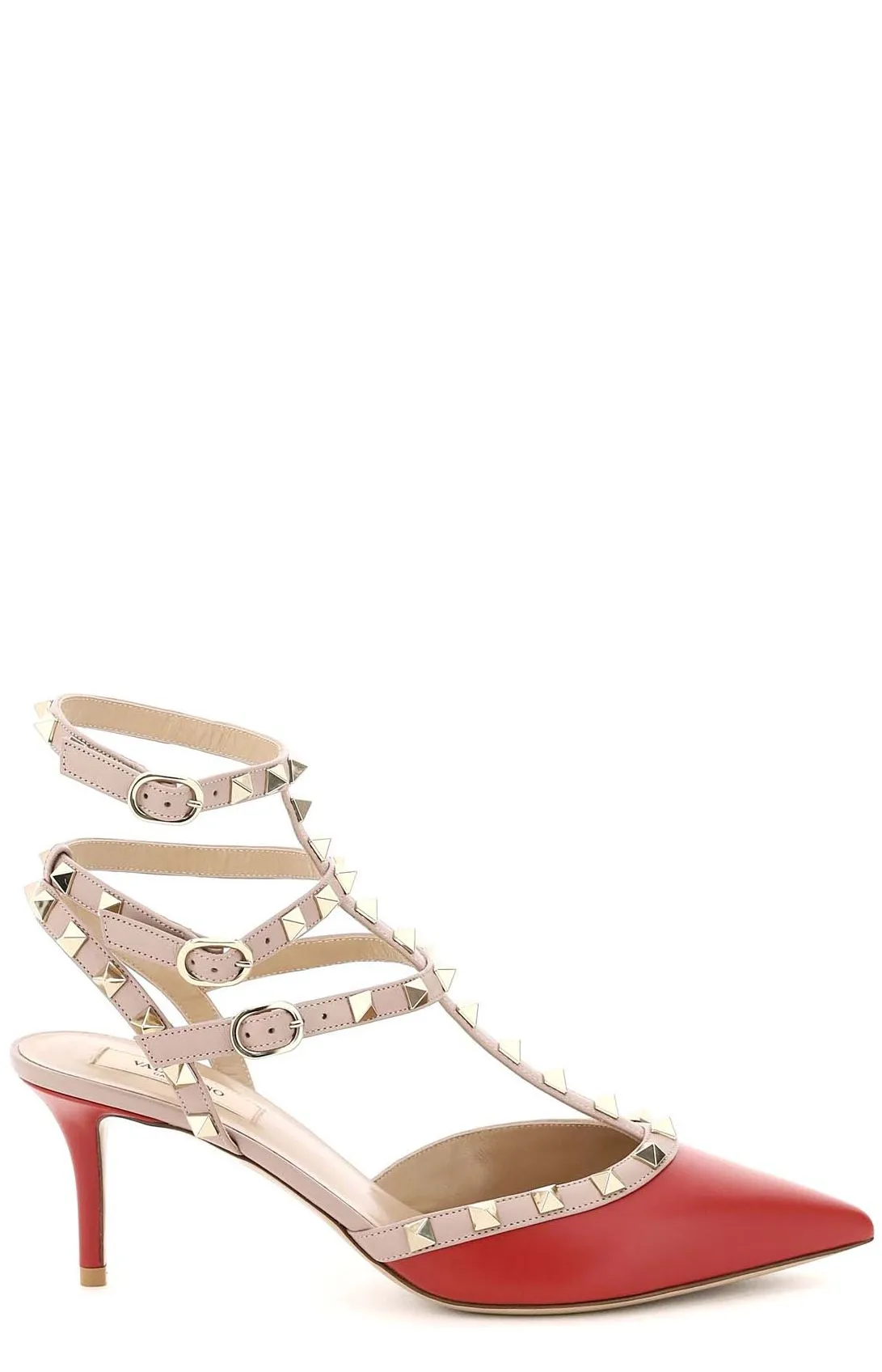 Valentino Garavani Rockstud Strapped Pumps