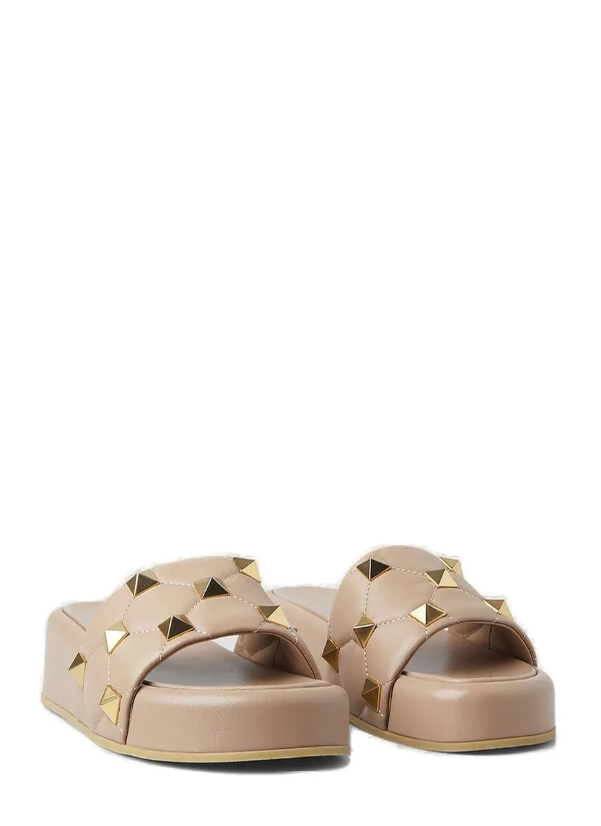 Valentino Garavani Rockstud Wedge Slides