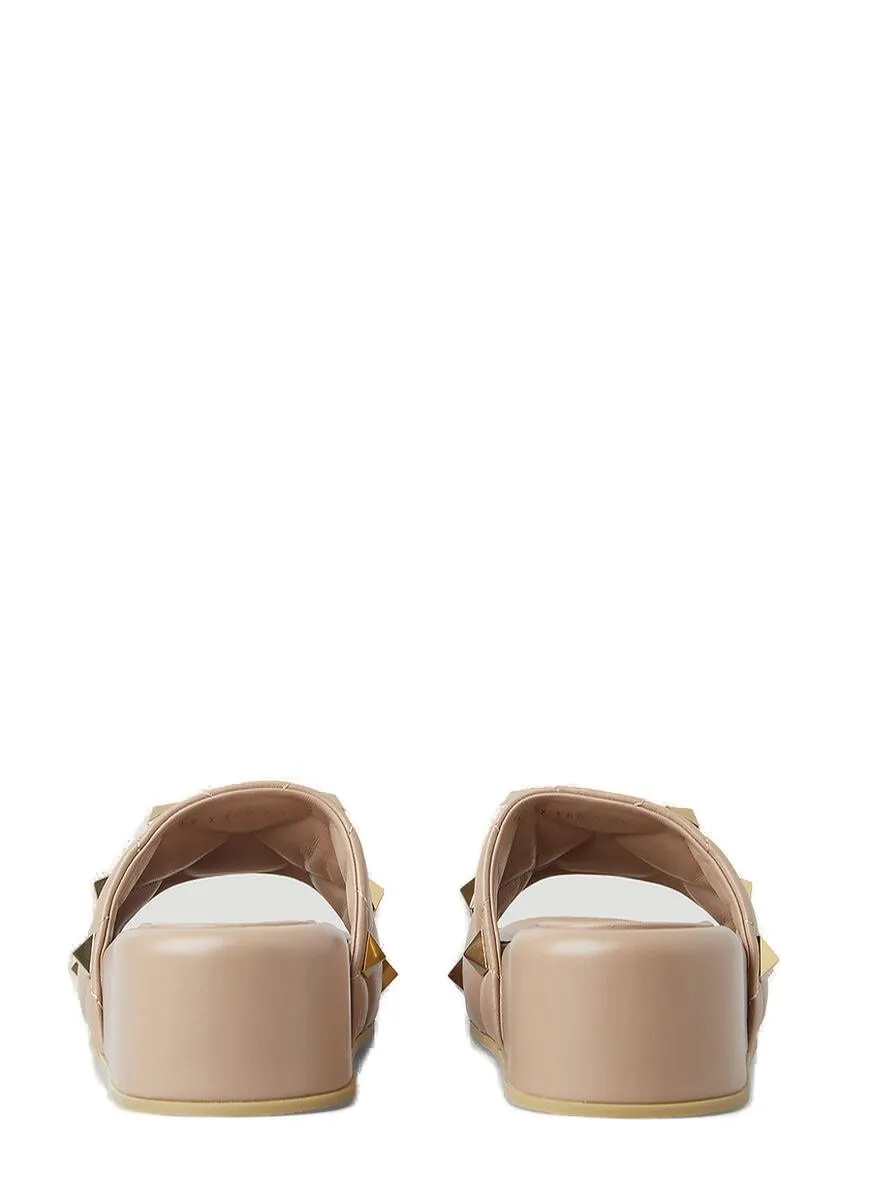 Valentino Garavani Rockstud Wedge Slides