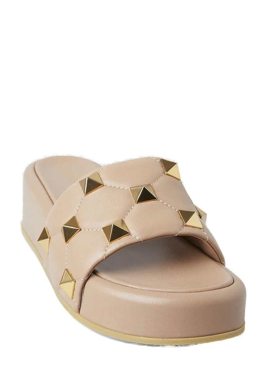 Valentino Garavani Rockstud Wedge Slides
