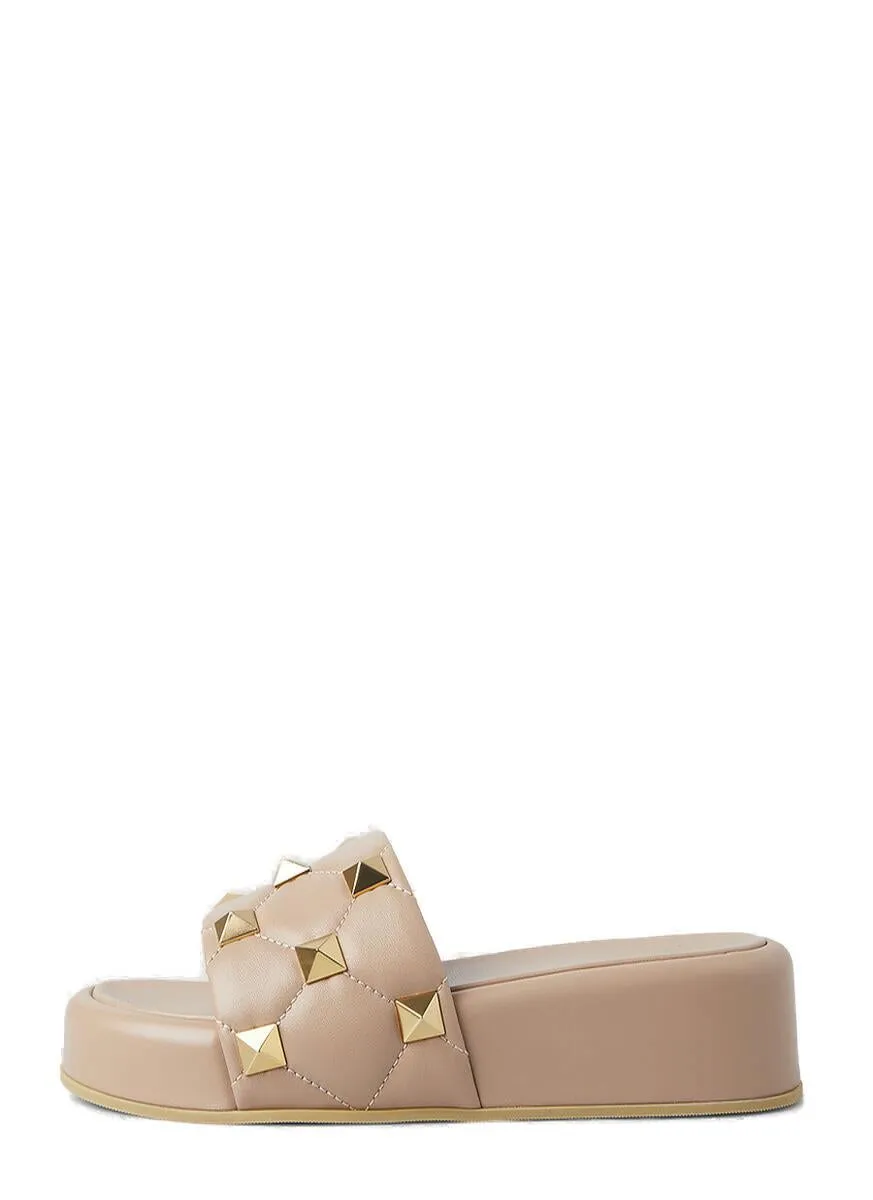 Valentino Garavani Rockstud Wedge Slides