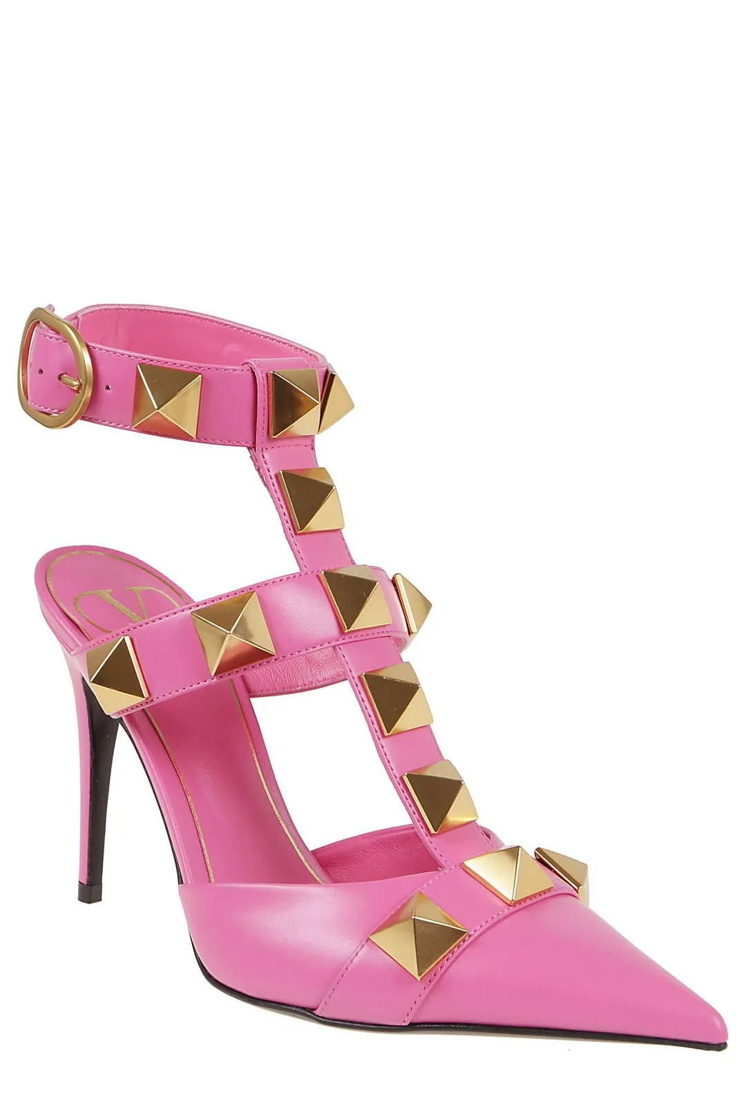 Valentino Garavani Roman Stud Ankle Strapped Pumps
