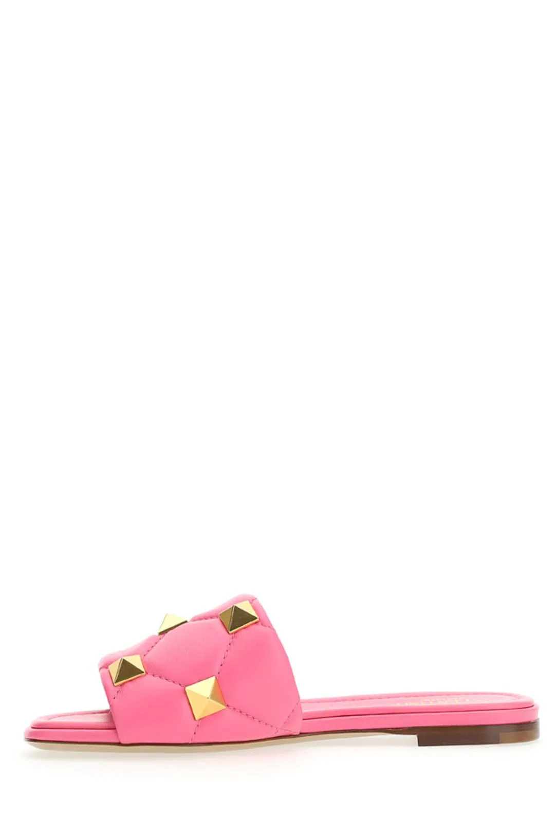 Valentino Garavani Roman Stud Detailed Flat Sandals