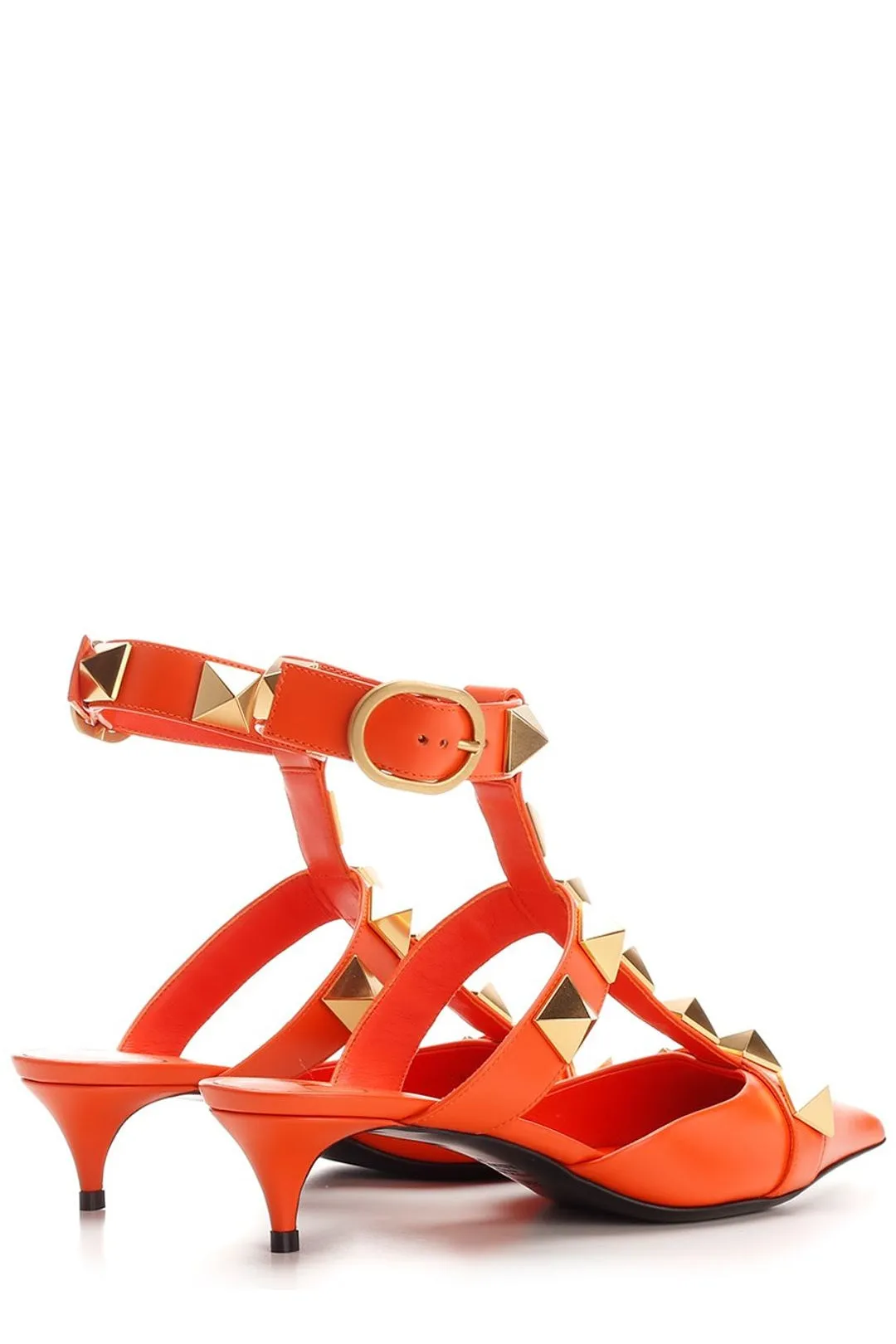 Valentino Garavani Roman Stud Pointed-Toe Pumps