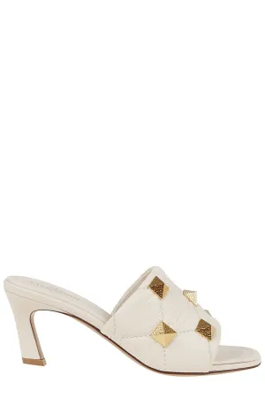 Valentino Garavani Roman Stud Quilted Mules