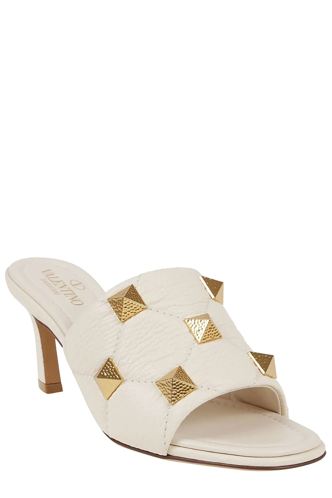 Valentino Garavani Roman Stud Quilted Mules