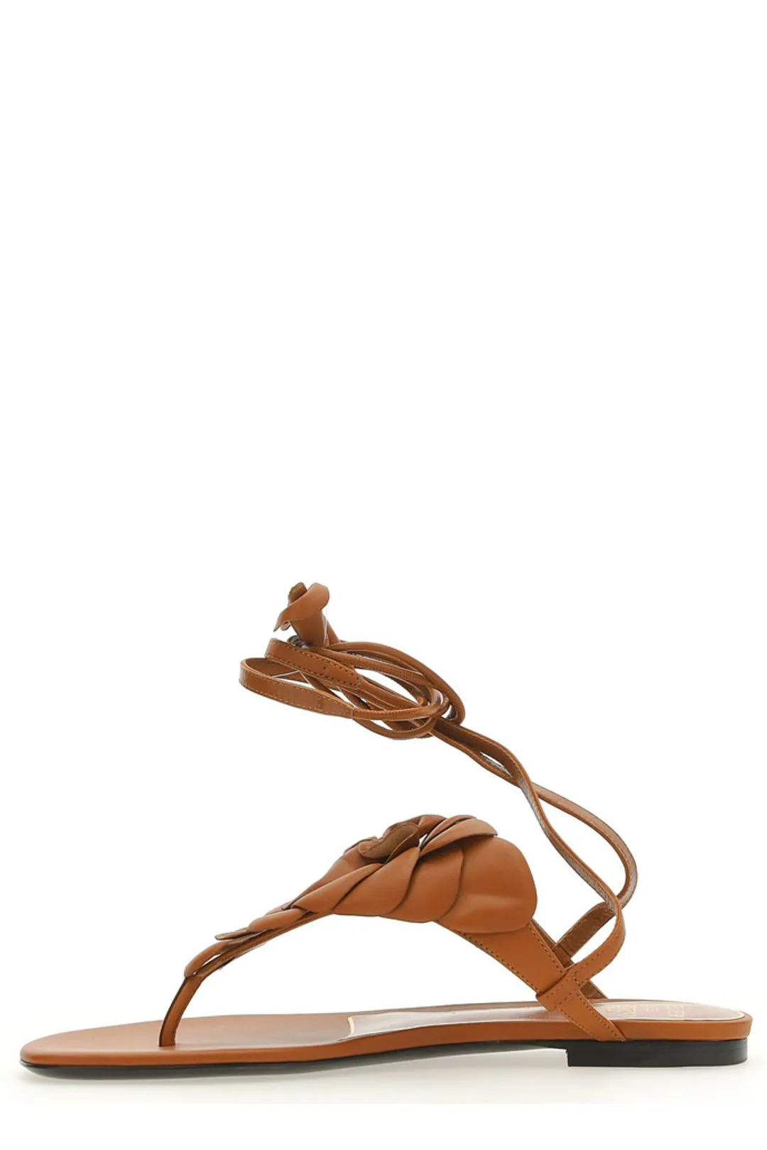 Valentino Logo Detailed Open Toe Sandals