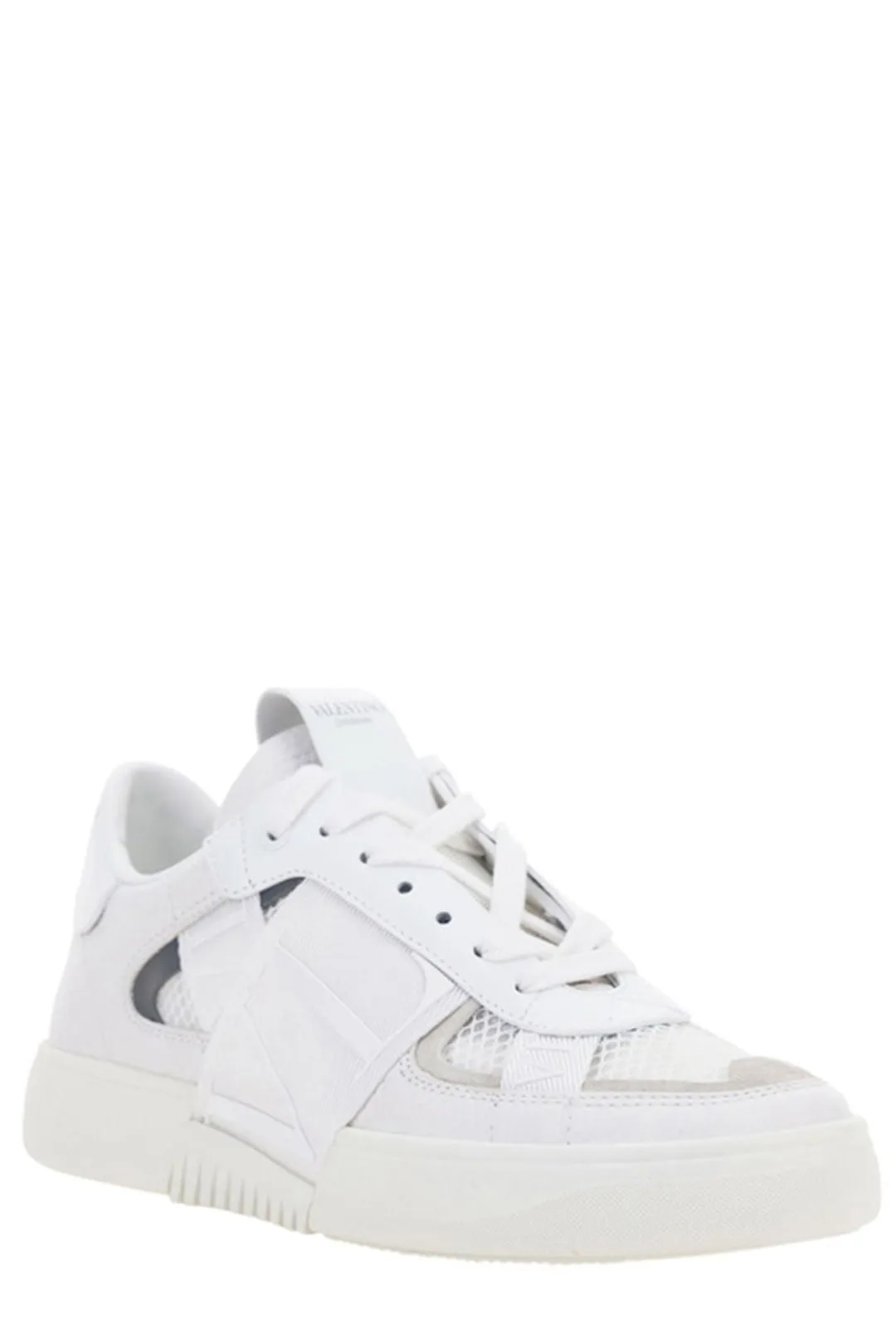 Valentino Mesh Detailed Lace-Up Sneakers