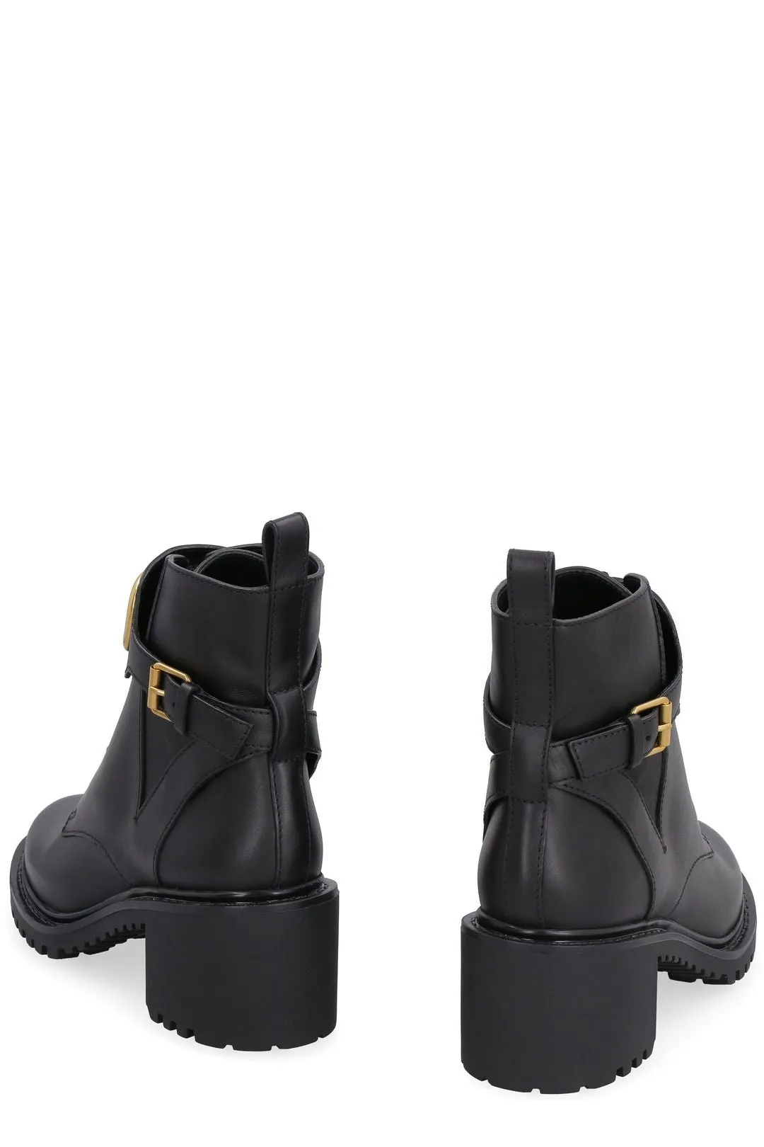 Valentino VLogo Plaque Lace-Up Boot