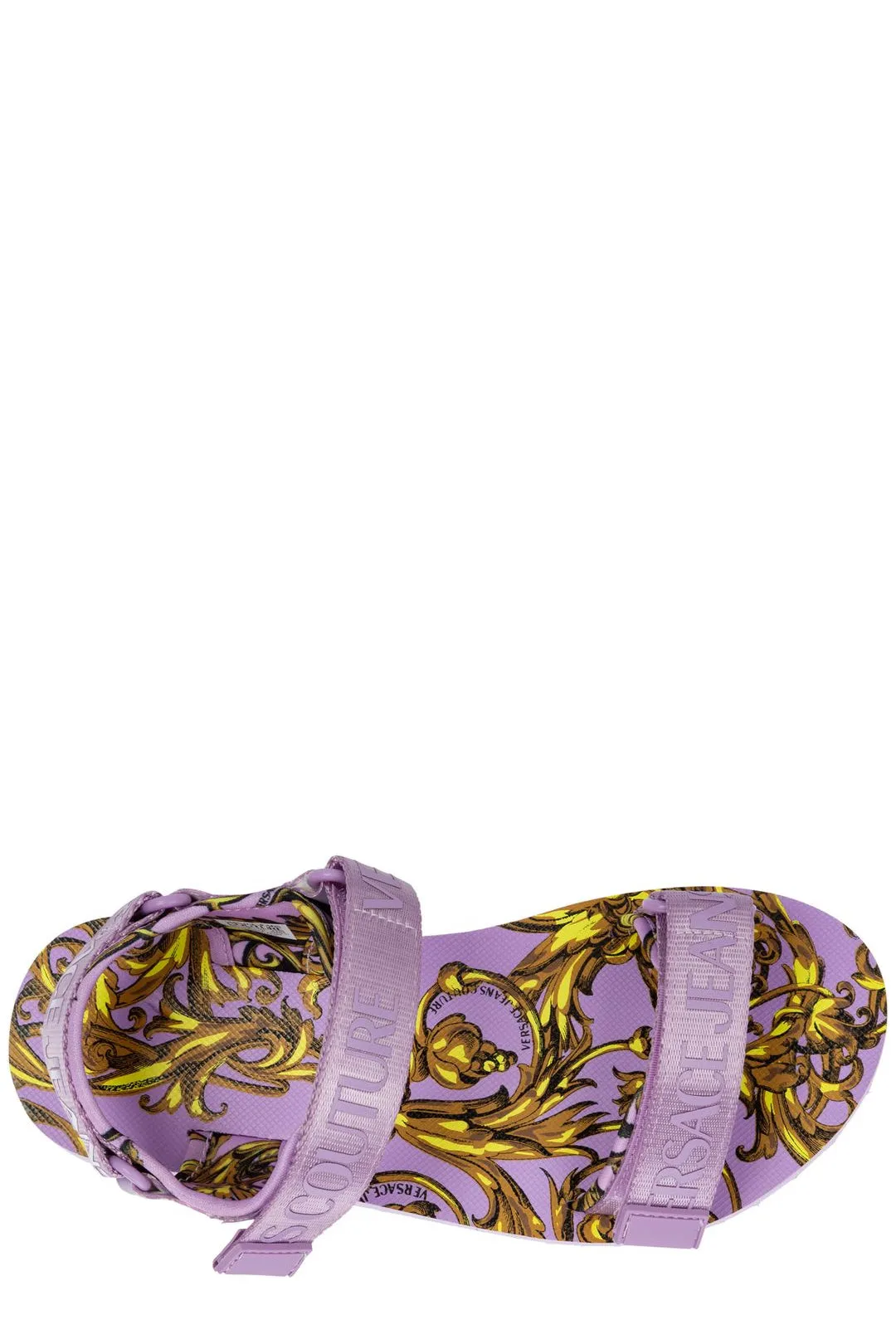 Versace Jeans Couture Baroque Open-Toe Sandals