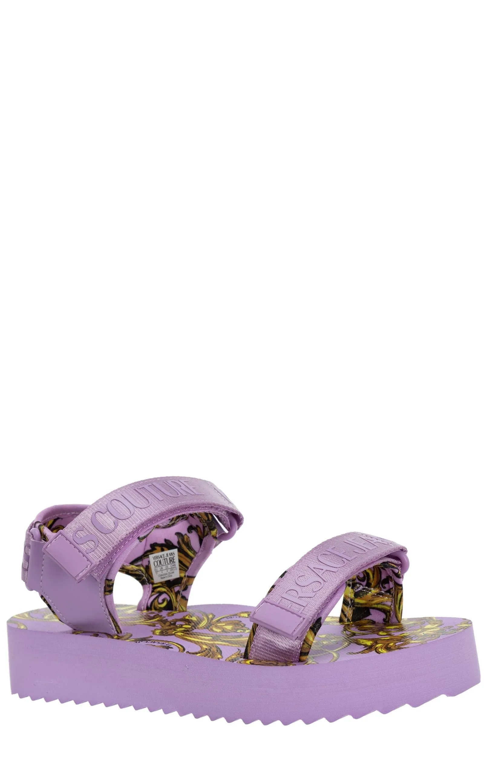 Versace Jeans Couture Baroque Open-Toe Sandals