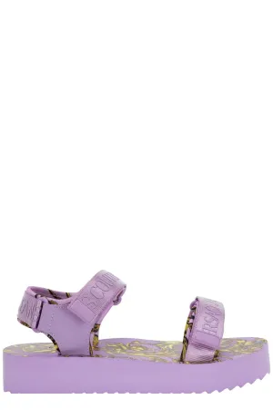 Versace Jeans Couture Baroque Open-Toe Sandals