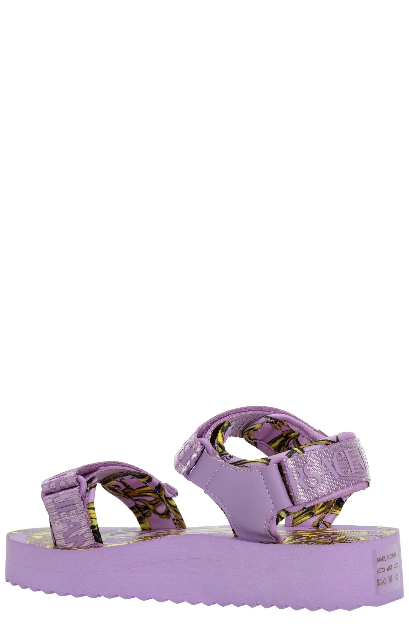 Versace Jeans Couture Baroque Open-Toe Sandals