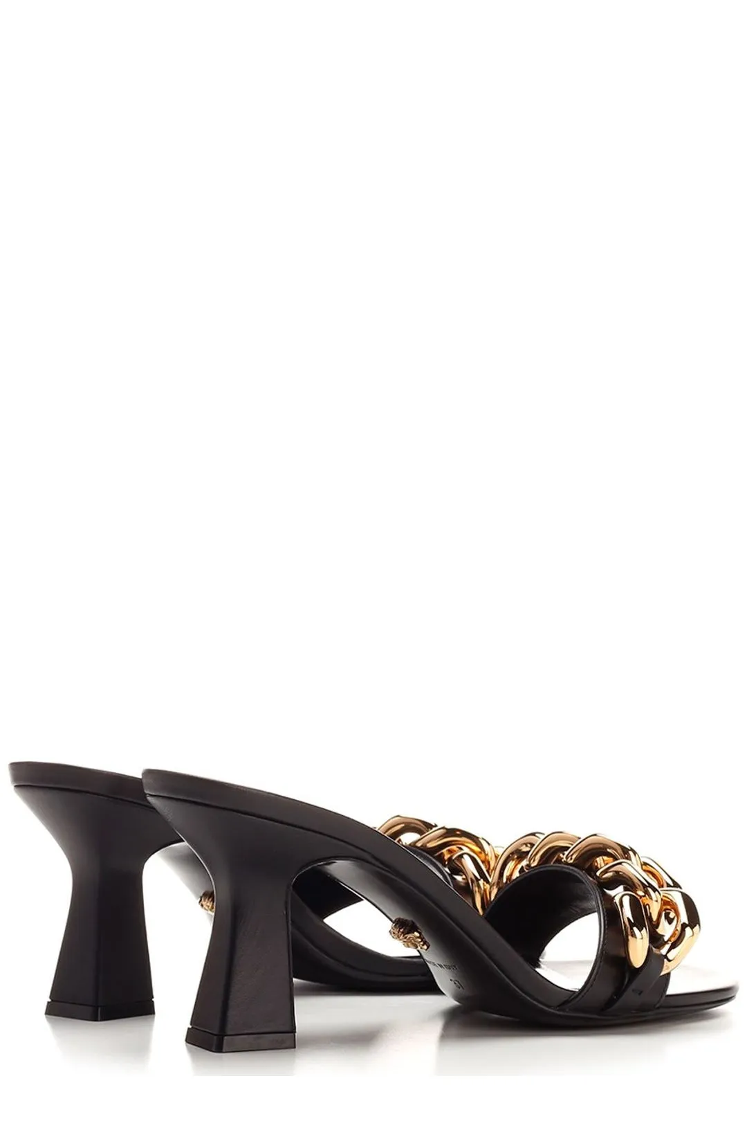 Versace Medusa Chain Link Slip-On Mules