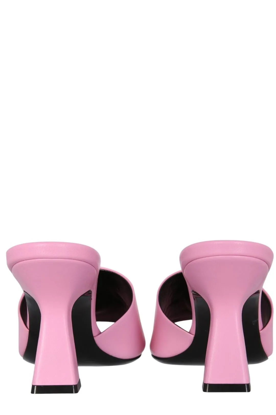 Versace Medusa Square-Toe Mules