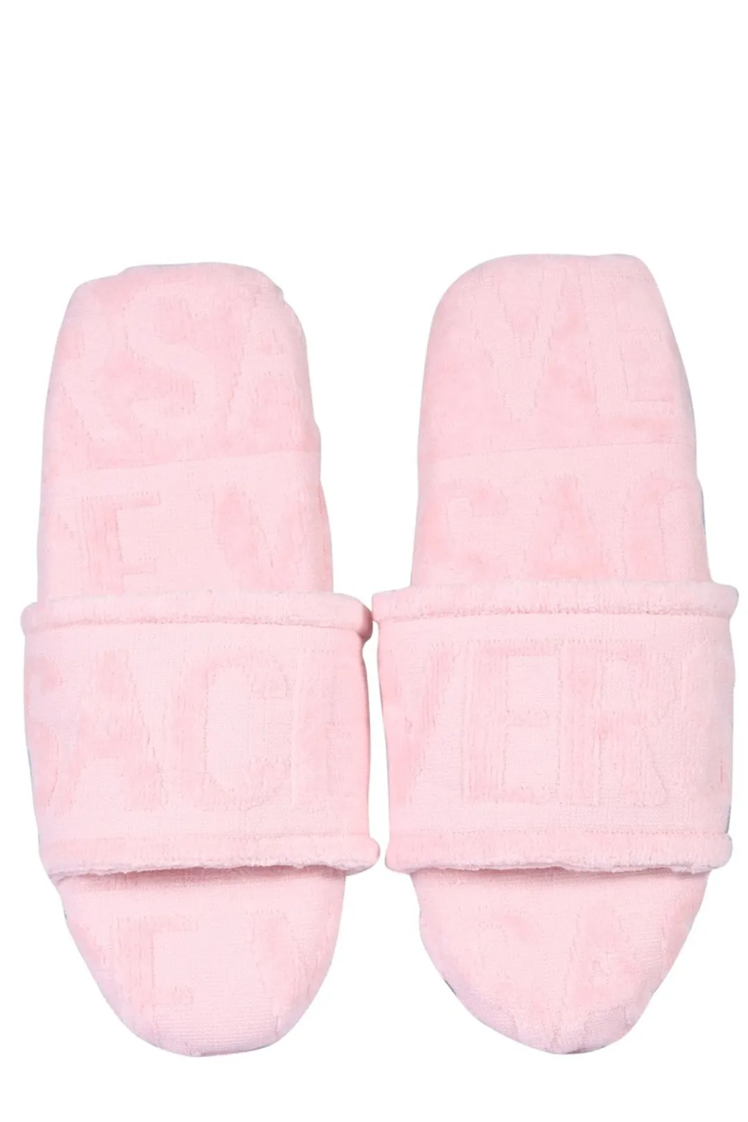 Versace Terry Logo Detailed Slip-On Slippers