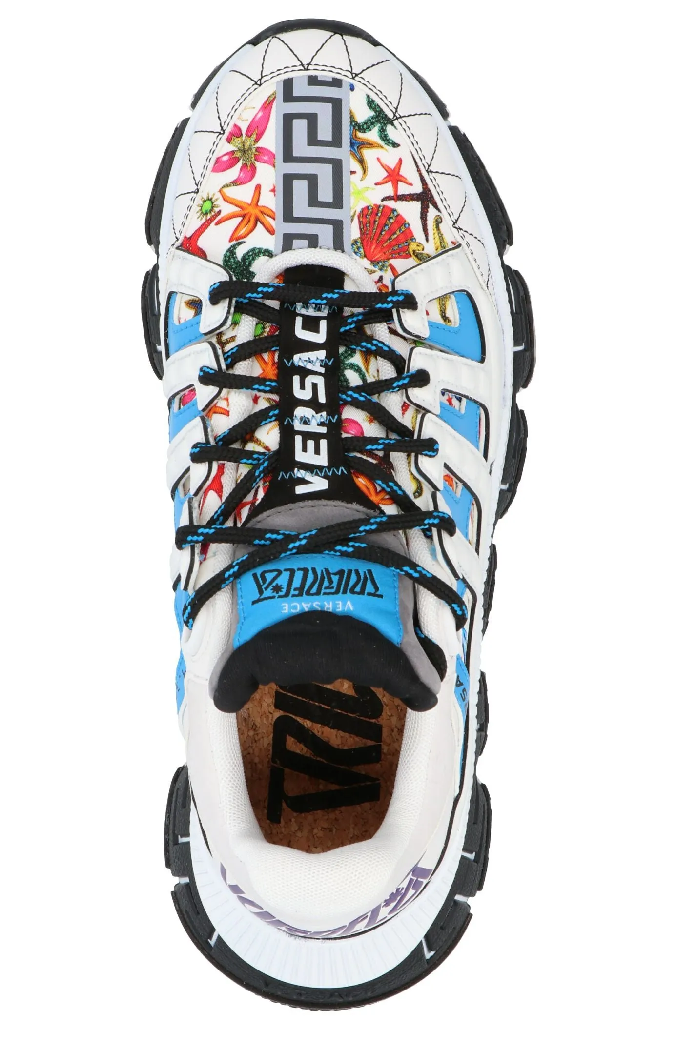 Versace Trsor De La Mer Print Sneakers