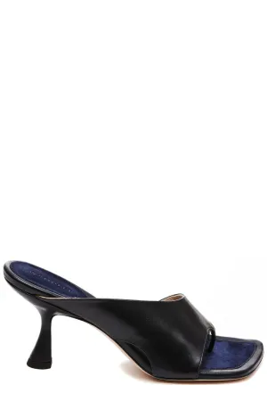 Wandler Julio Thong Square Toe Slip On Sandals